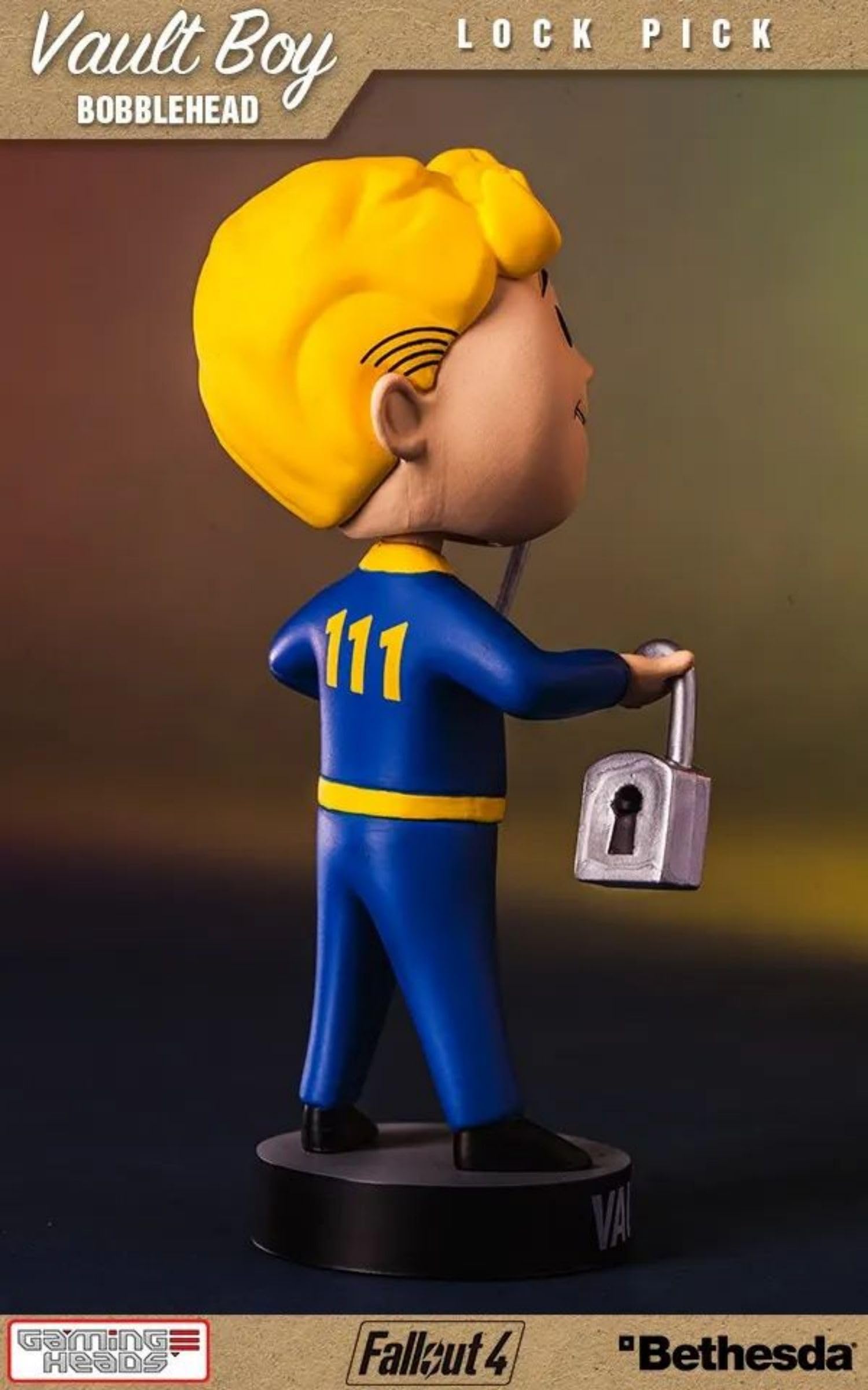 Boneco Fallout 4 Vault Boy 111 Bobble Head Série 1 (palheta de
